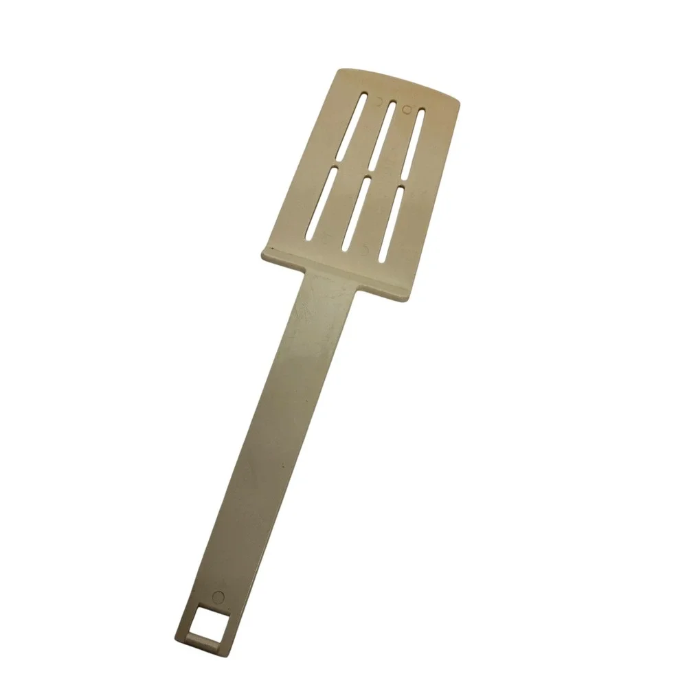 Vintage Vernon Co Newton Iowa USA Plastic Slotted Spatula Turner Almond Kitchen